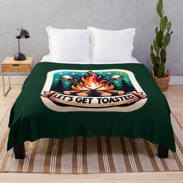 Item preview, Let’s Get Toasted – Fun Campfire & Marshmallow Design for T-Shirts, Mugs, Stickers & More designed and sold by artedigital99.