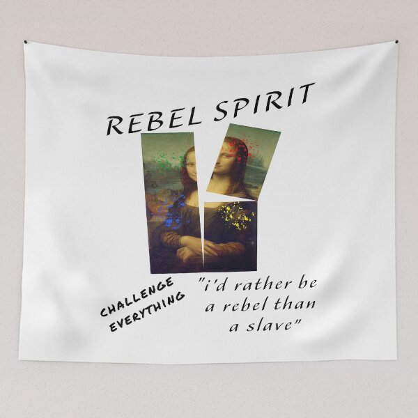 Item preview, rebel spirit, challenge everything  designed and sold by HeeShirt.