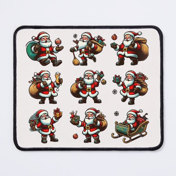 Item preview, Cute Merry Christmas Santa Design for holiday, designed and sold by CrasyART.
