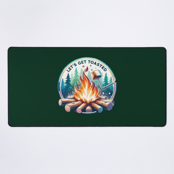 Item preview, Let’s Get Toasted – Fun Campfire & Marshmallow Design for T-Shirts, Mugs, Stickers & More designed and sold by artedigital99.