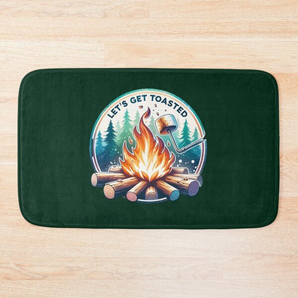 Item preview, Let’s Get Toasted – Fun Campfire & Marshmallow Design for T-Shirts, Mugs, Stickers & More designed and sold by artedigital99.