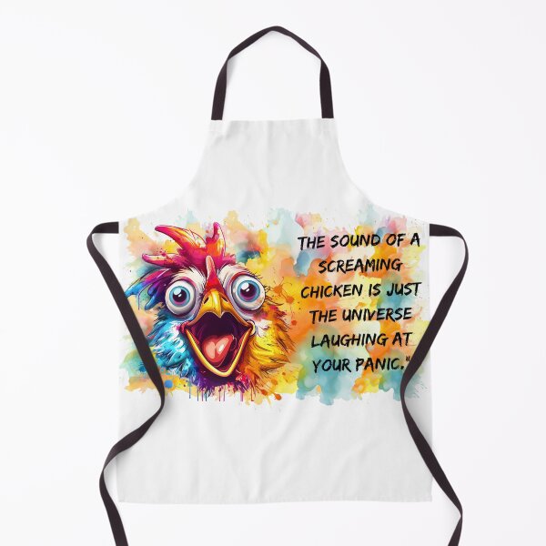 Item preview, Quote of the Day - Don't Panic Screaming Chicken designed and sold by myartisanco.