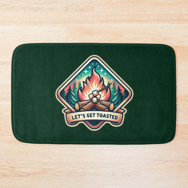 Item preview, Let’s Get Toasted – Fun Campfire & Marshmallow Design for T-Shirts, Mugs, Stickers & More designed and sold by artedigital99.