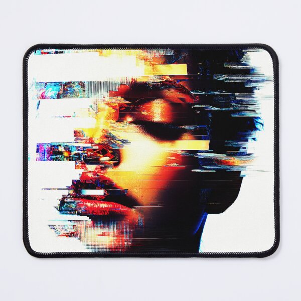 Item preview, Fragmented Digital Identity: Glitched Face Art designed and sold by Studio Axis.