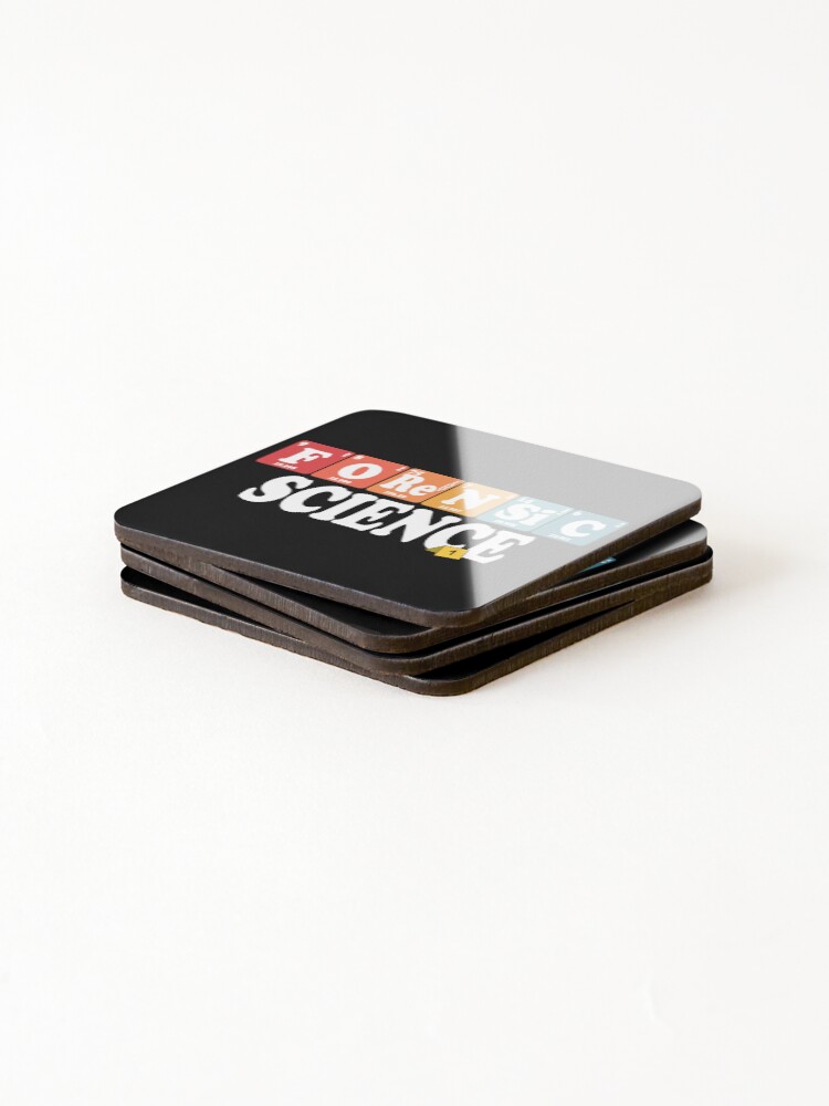 Thumbnail 4 of 5, Coasters (Set of 4), Forensic Science designed and sold by ScienceCorner.
