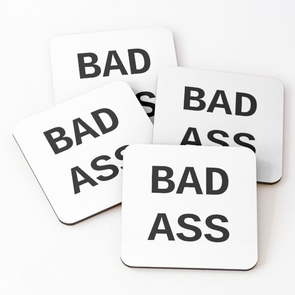 Item preview, Bad Ass text designed and sold by LineArtForYou.