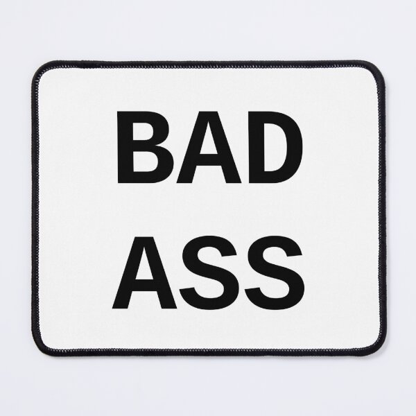 Item preview, Bad Ass text designed and sold by LineArtForYou.