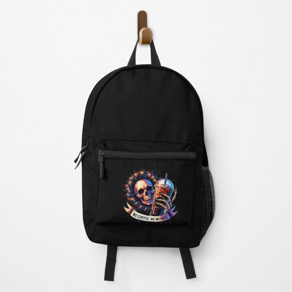 Item preview, No Coffee, No Workee – Sarcastic Skeleton & Iced Coffee Design for T-Shirts, Mugs, Stickers & More designed and sold by artedigital99.