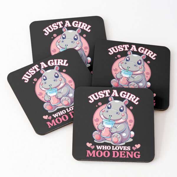 Artikelvorschau, Nur ein Mädchen, das Moo Deng liebt - süßes Nilpferd-Design entworfen und verkauft von JesterKrewArt.