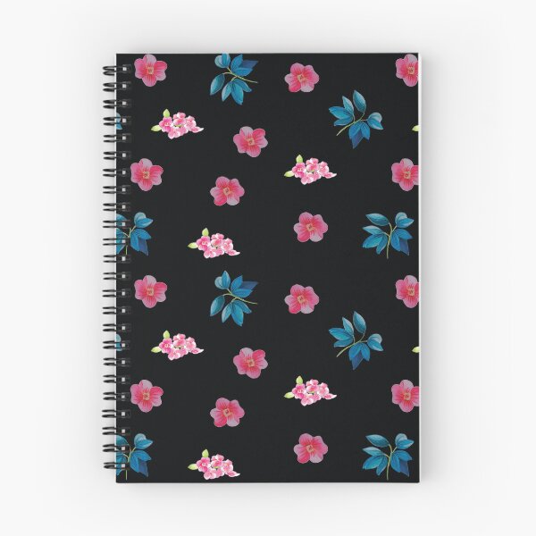 Item preview, Small Flowers on Black Background designed and sold by GENEST-V.