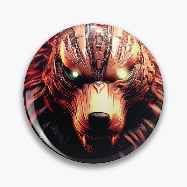 Item preview, Postmodern Wolf in red. designed and sold by BAR DEC.