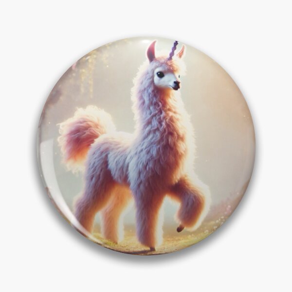 Item preview, Enchanted Unicorn Llama Hybrid Fantasy Art designed and sold by FantasyHybrids.