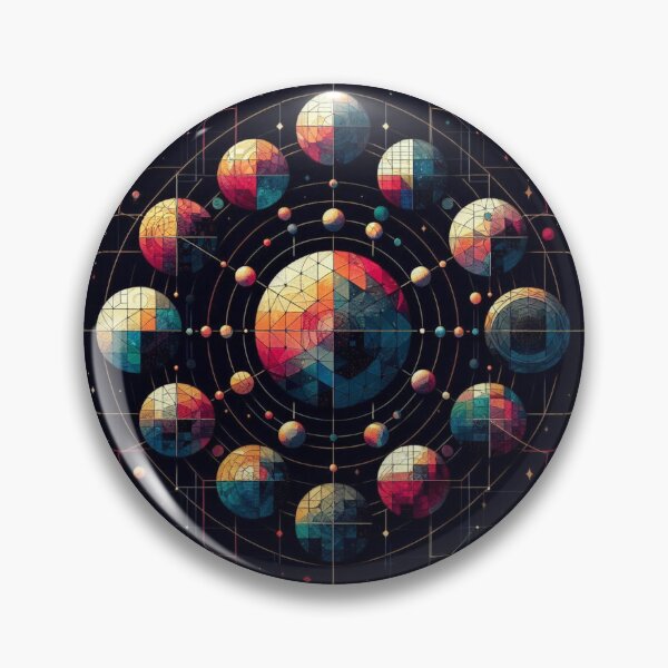 Item preview, Geometric planetary alignment design designed and sold by Dominika Farkašová.