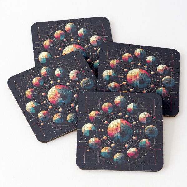 Item preview, Geometric planetary alignment design designed and sold by Dominika Farkašová.