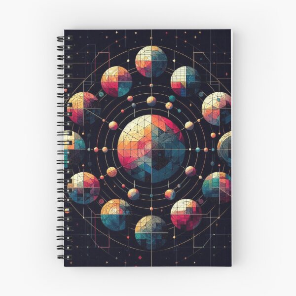 Item preview, Geometric planetary alignment design designed and sold by Dominika Farkašová.