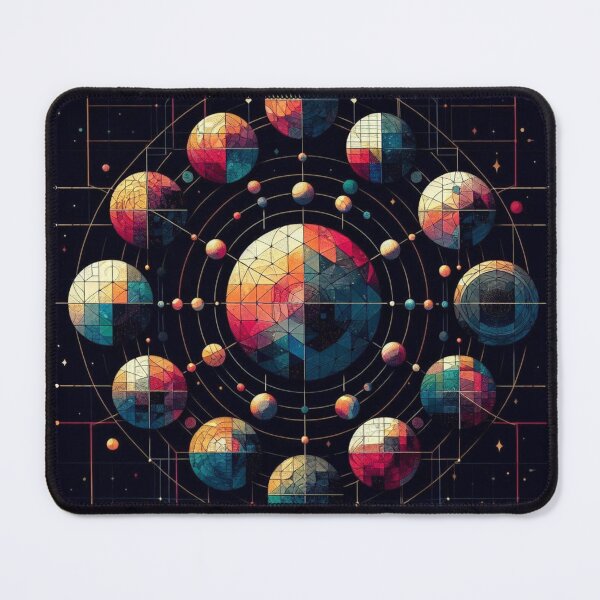 Item preview, Geometric planetary alignment design designed and sold by Dominika Farkašová.
