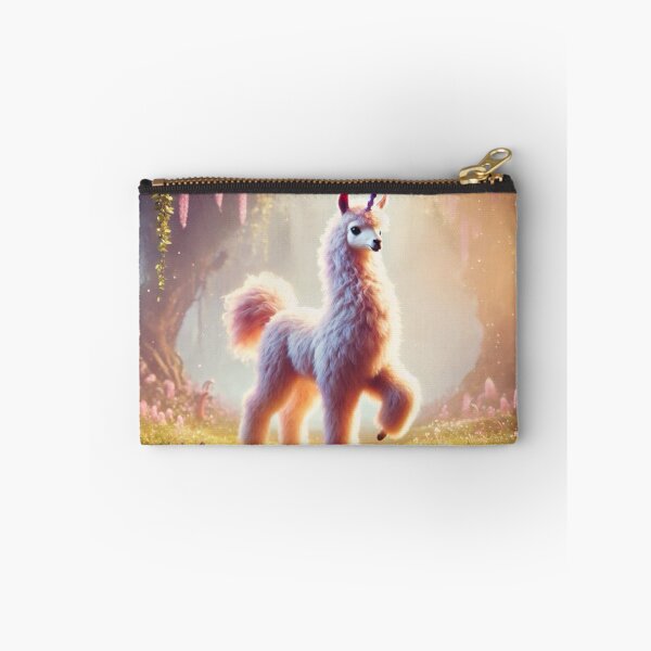 Item preview, Enchanted Unicorn Llama Hybrid Fantasy Art designed and sold by FantasyHybrids.