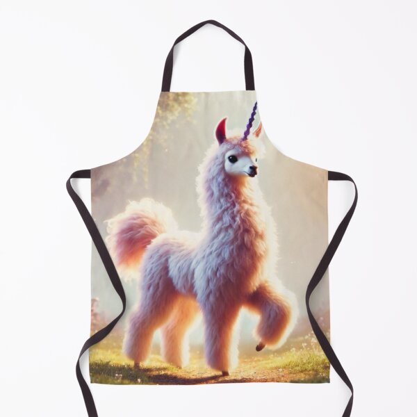 Item preview, Enchanted Unicorn Llama Hybrid Fantasy Art designed and sold by FantasyHybrids.