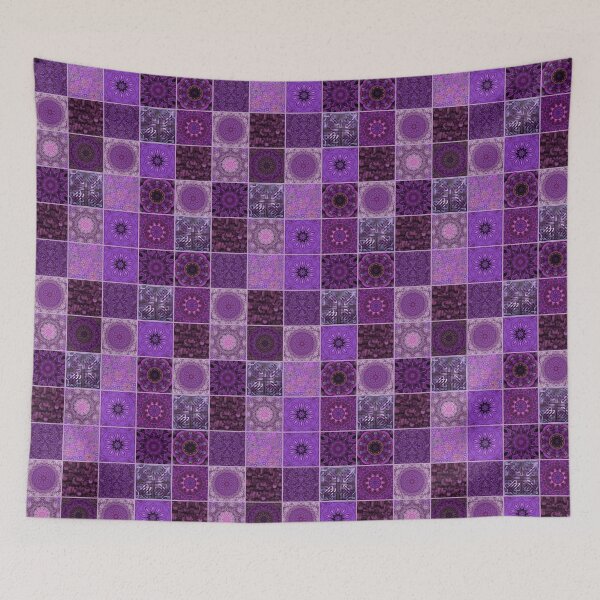 Item preview, Purple Crazy Quilt designed and sold by bloomingvine.