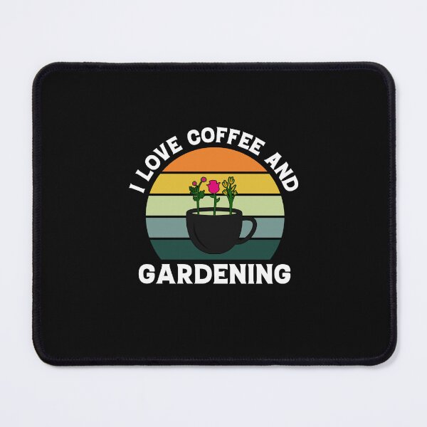 Item preview, I Love Coffee And Gardening Vintage T-shirt Design designed and sold by Faysalfashion.