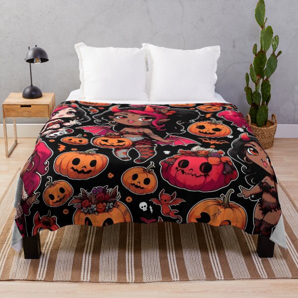 Item preview, Kawaii Halloween chibi pattern 36.0 designed and sold by StickyGuys.