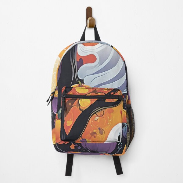 Item preview, Ghost and pumpkins. Full moon. designed and sold by MagelliShop.