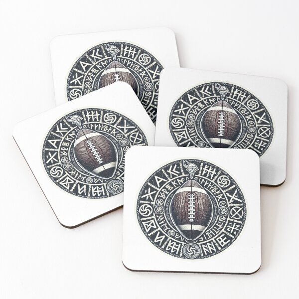 Item preview, Norse Rune Circle with Football designed and sold by pixelpulsenyc.