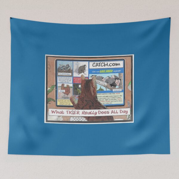 Item preview, What Tiger Really Does All Day designed and sold by RuthyBallard.