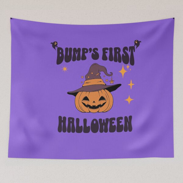 Item preview, Copy of Bump’s First Halloween - Groovy Pumpkin witch Design for Moms-to-Be designed and sold by · GAMING SOUL ·.
