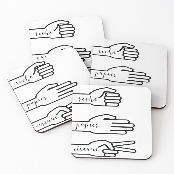Item preview, Rock Paper Scissors, Roche Papier Ciseaux designed and sold by Spike The Punch Design Co..