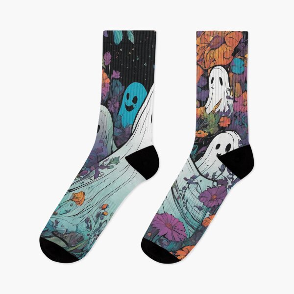 Item preview, Charming ghosts among flowers. designed and sold by MagelliShop.