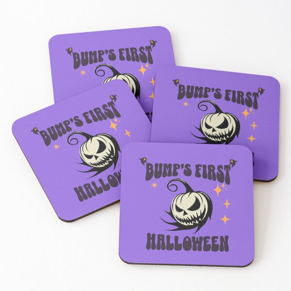 Item preview, Bump’s First Halloween - Groovy Pumpkin Skeleton Design for Moms-to-Be designed and sold by · GAMING SOUL ·.
