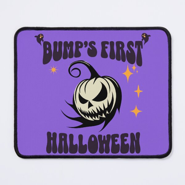 Item preview, Bump’s First Halloween - Groovy Pumpkin Skeleton Design for Moms-to-Be designed and sold by · GAMING SOUL ·.