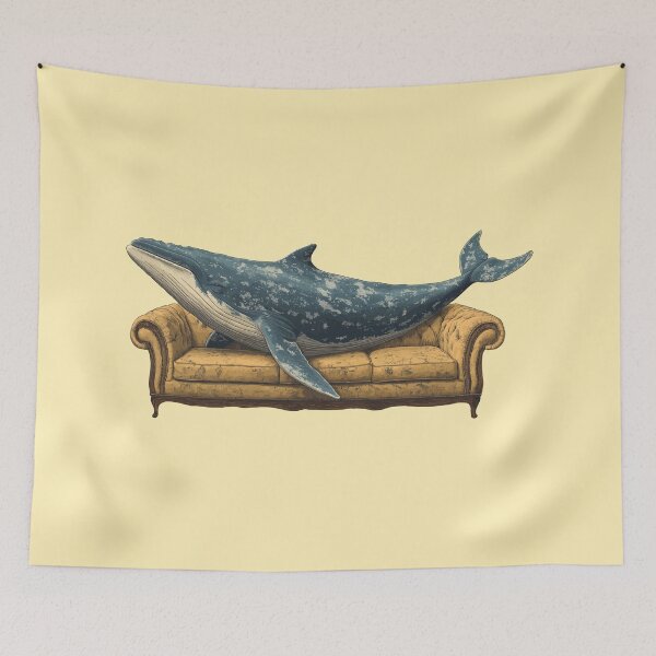 Item preview, Whale on a couch designed and sold by typicalartguy.