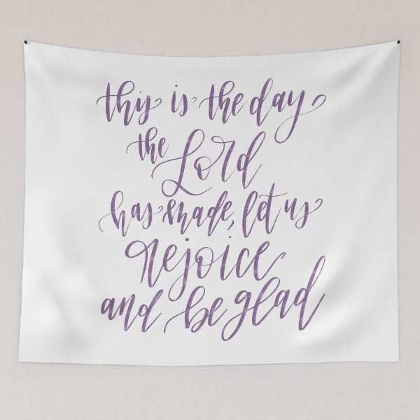 Item preview, Psalm 118:24 This Is The Day The Lord Has Made Let Us Rejoice And Be Glad designed and sold by hintofmint.