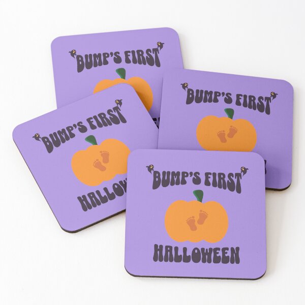 Item preview,  Bump’s First Halloween - Groovy Pumpkin baby footprint Design for Moms-to-Be designed and sold by · GAMING SOUL ·.