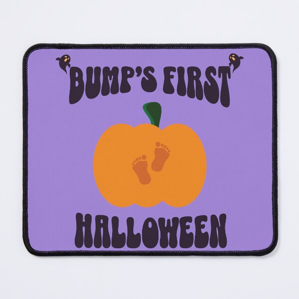Item preview,  Bump’s First Halloween - Groovy Pumpkin baby footprint Design for Moms-to-Be designed and sold by · GAMING SOUL ·.