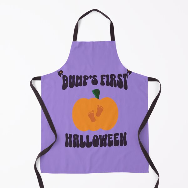 Item preview, Bump’s First Halloween - Groovy Pumpkin baby footprint Design for Moms-to-Be designed and sold by · GAMING SOUL ·.