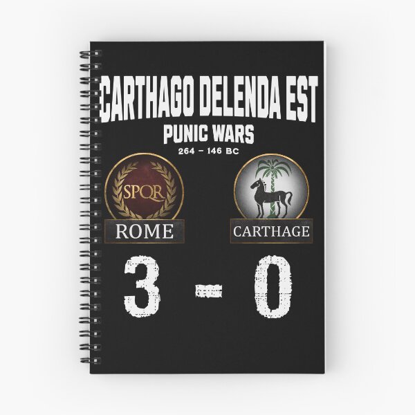 Item preview, Carthago Delenda Est Punic Wars Rome vs Carthage designed and sold by Agema Apparel.