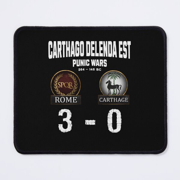 Item preview, Carthago Delenda Est Punic Wars Rome vs Carthage designed and sold by Agema Apparel.