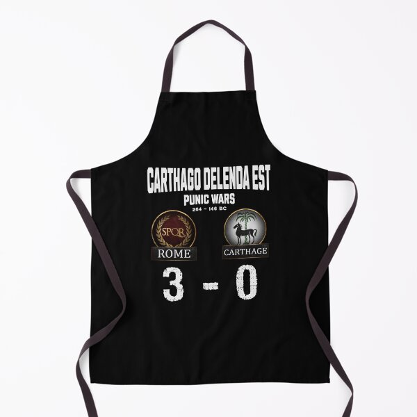 Item preview, Carthago Delenda Est Punic Wars Rome vs Carthage designed and sold by Agema Apparel.
