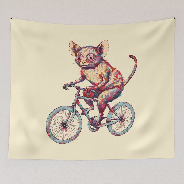 Item preview, Tarsier on a bike designed and sold by typicalartguy.