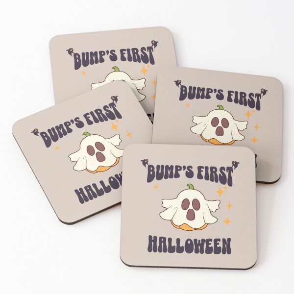 Item preview, Bump’s First Halloween - Groovy Pumpkin Ghost Design for Moms-to-Be designed and sold by · GAMING SOUL ·.