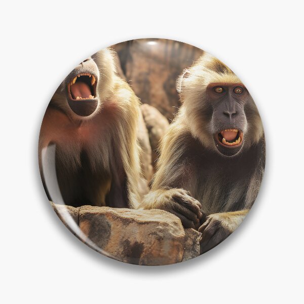 Item preview, Group of Baboons with expressive faces - Wildlife photo designed and sold by TheArtistOf2022.