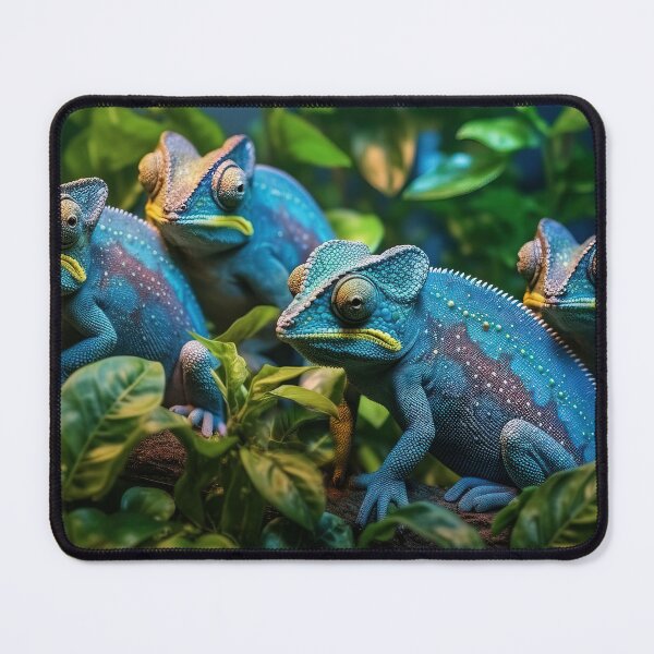 Item preview, Chameleons in forest closeup - Nature photo designed and sold by TheArtistOf2022.