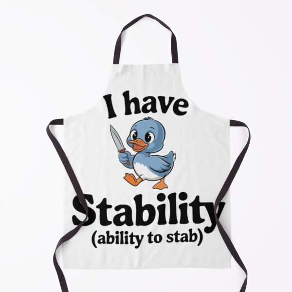 Item preview, DUCK - 'I Have Stability' (ability to stab) designed and sold by 123ks.