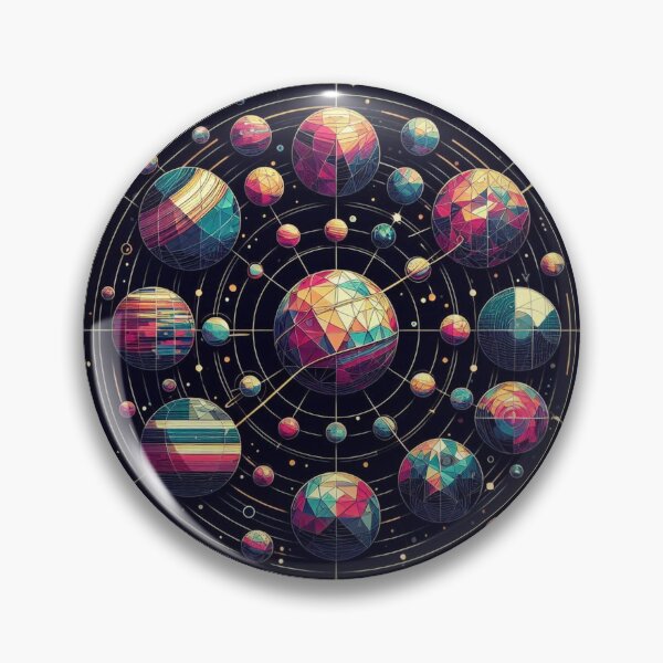 Item preview, abstract solar system art designed and sold by Dominika Farkašová.