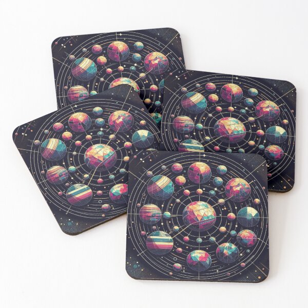 Item preview, abstract solar system art designed and sold by Dominika Farkašová.