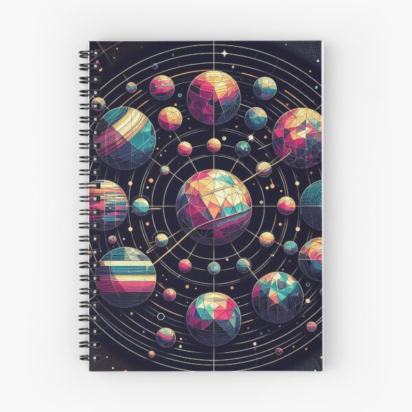 Item preview, abstract solar system art designed and sold by Dominika Farkašová.