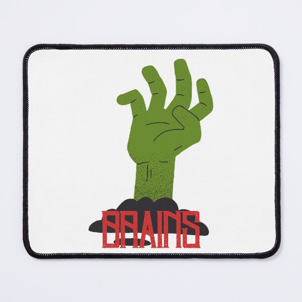 Item preview, Zombie Hand Brains | Horror Typography Design for Halloween designed and sold by TrueMotion.
